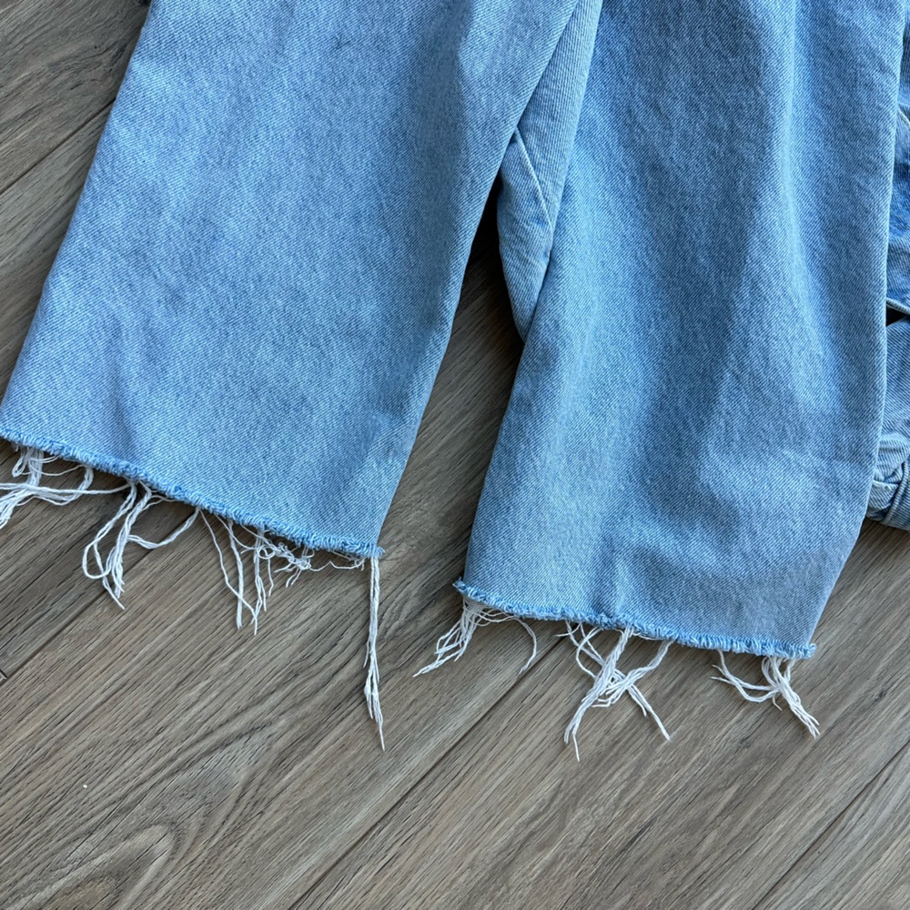 Zara High Rise Straight Leg Jean - Picture 7 of 7